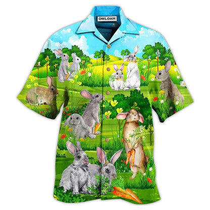 Hawaiian Shirt / Adults / S Rabbit Animals Love Carrot Limited Edition - Hawaiian Shirt 