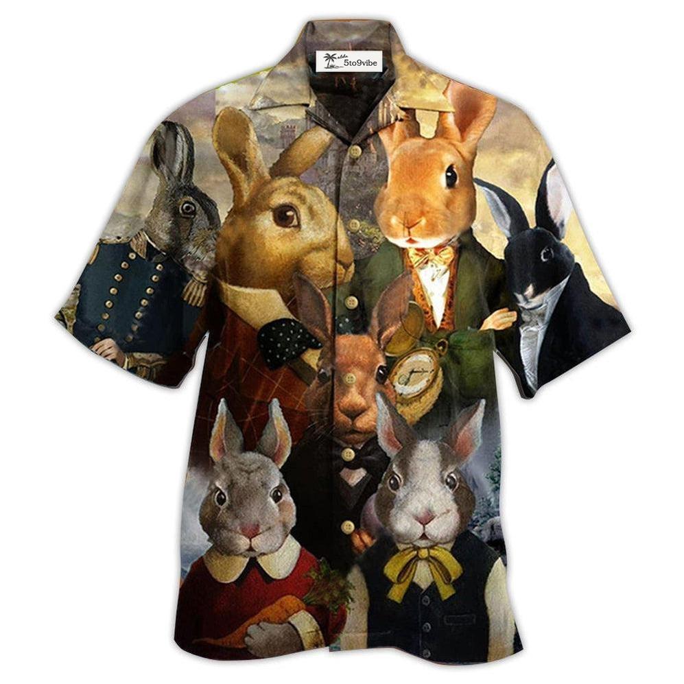 Hawaiian Shirt / Adults / S Rabbit Down The Rabbit Hole - Hawaiian Shirt 