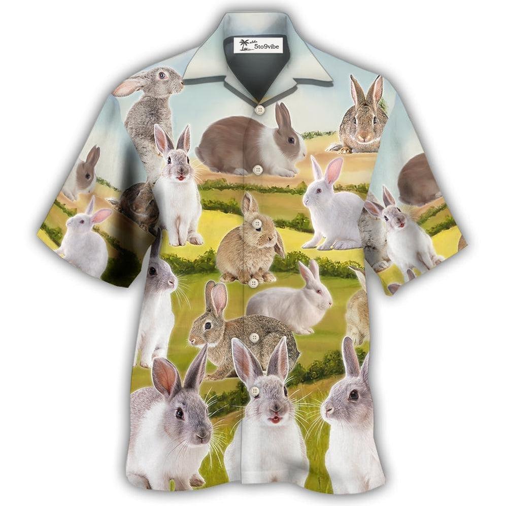 Hawaiian Shirt / Adults / S Rabbit It's A Wonderful Garden - Hawaiian Shirt 