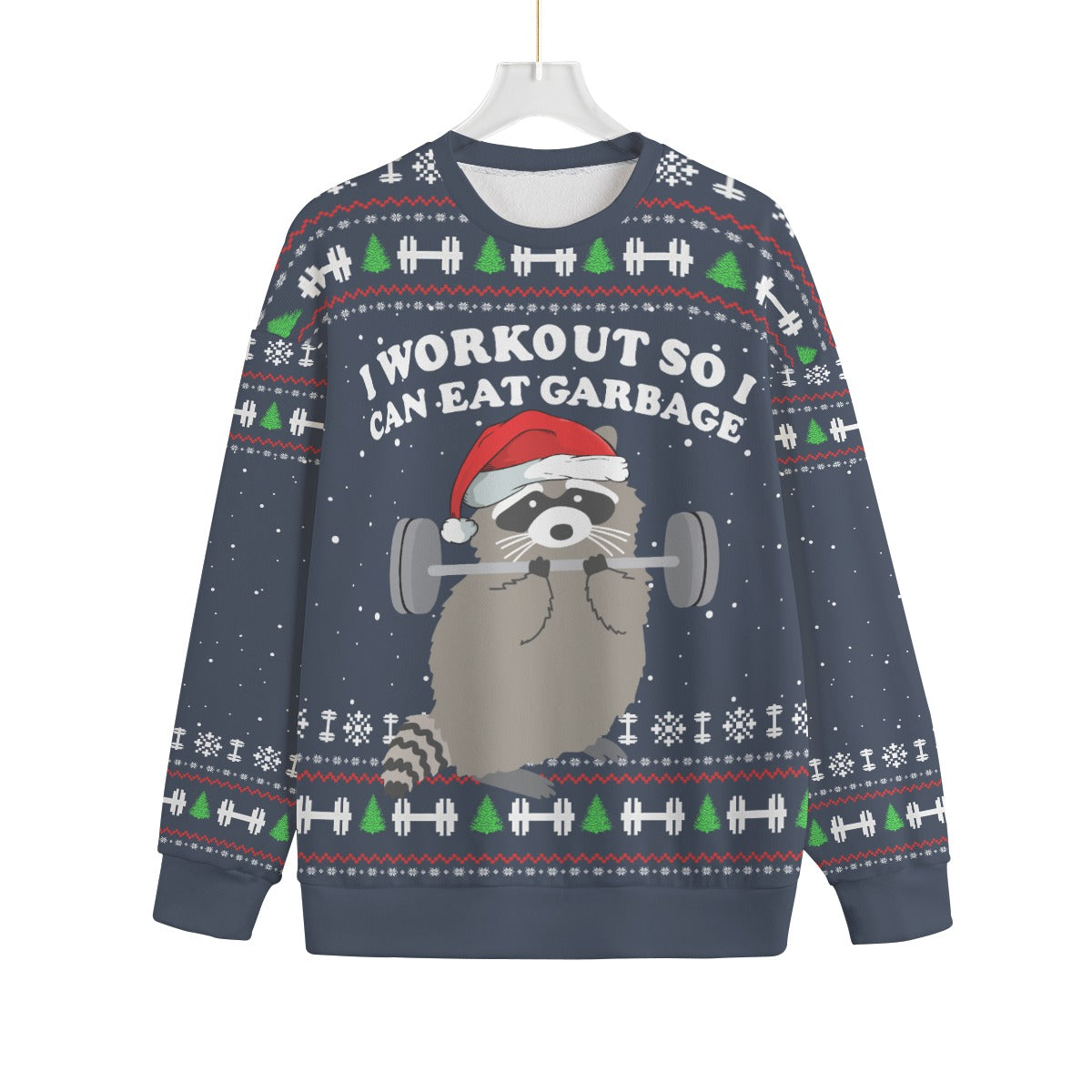 Raccoon Women's Plus Size Ugly Christmas Sweater