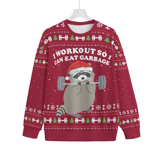 Raccoon Women's Plus Size Ugly Christmas Sweater