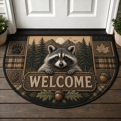 Buffalo Welcome Mat – Wild and Free Rustic Nature Doormat - 5to9vibe