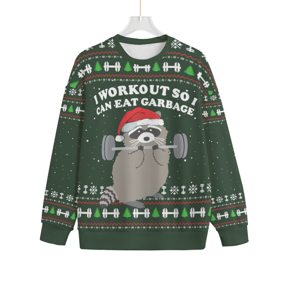 Raccoon Women's Plus Size Ugly Christmas Sweater