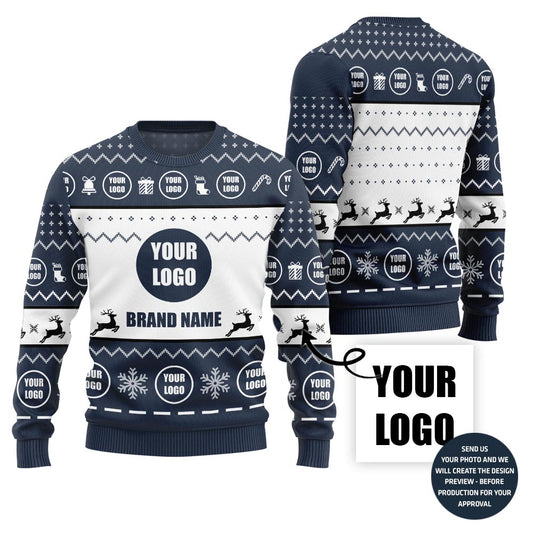 Radiant Custom Logo Holiday Sweater For Teams