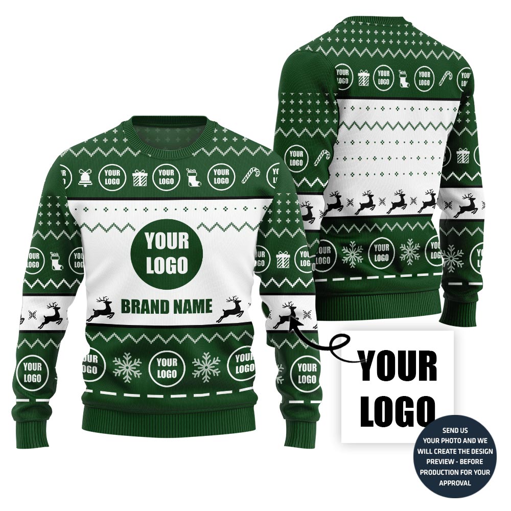 Radiant Custom Logo Holiday Sweater For Teams