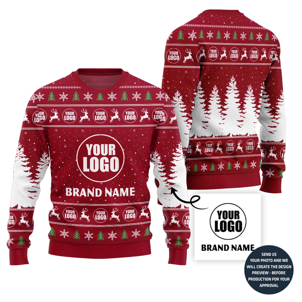 Radiant Custom Logo Holiday Sweater