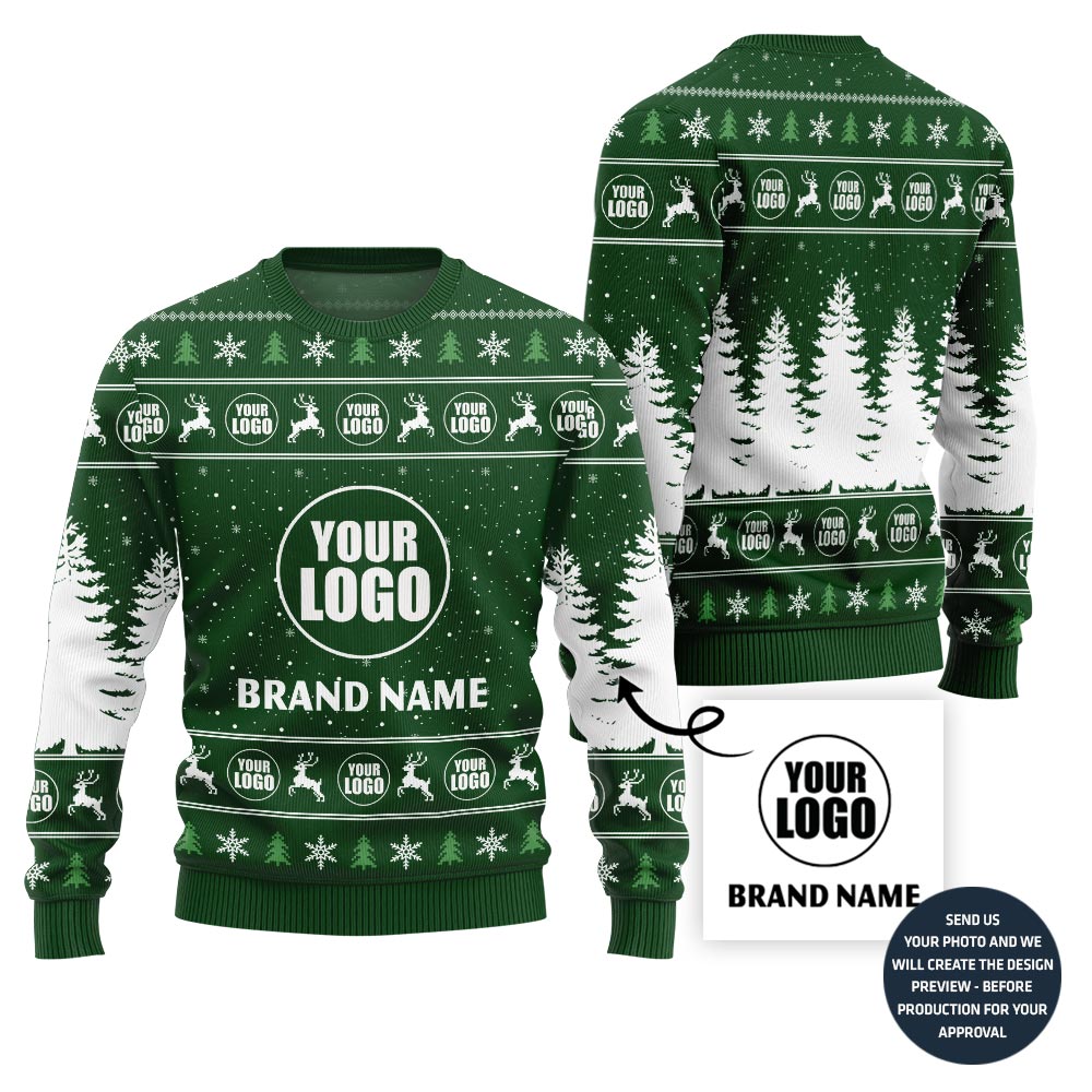 Radiant Custom Logo Holiday Sweater