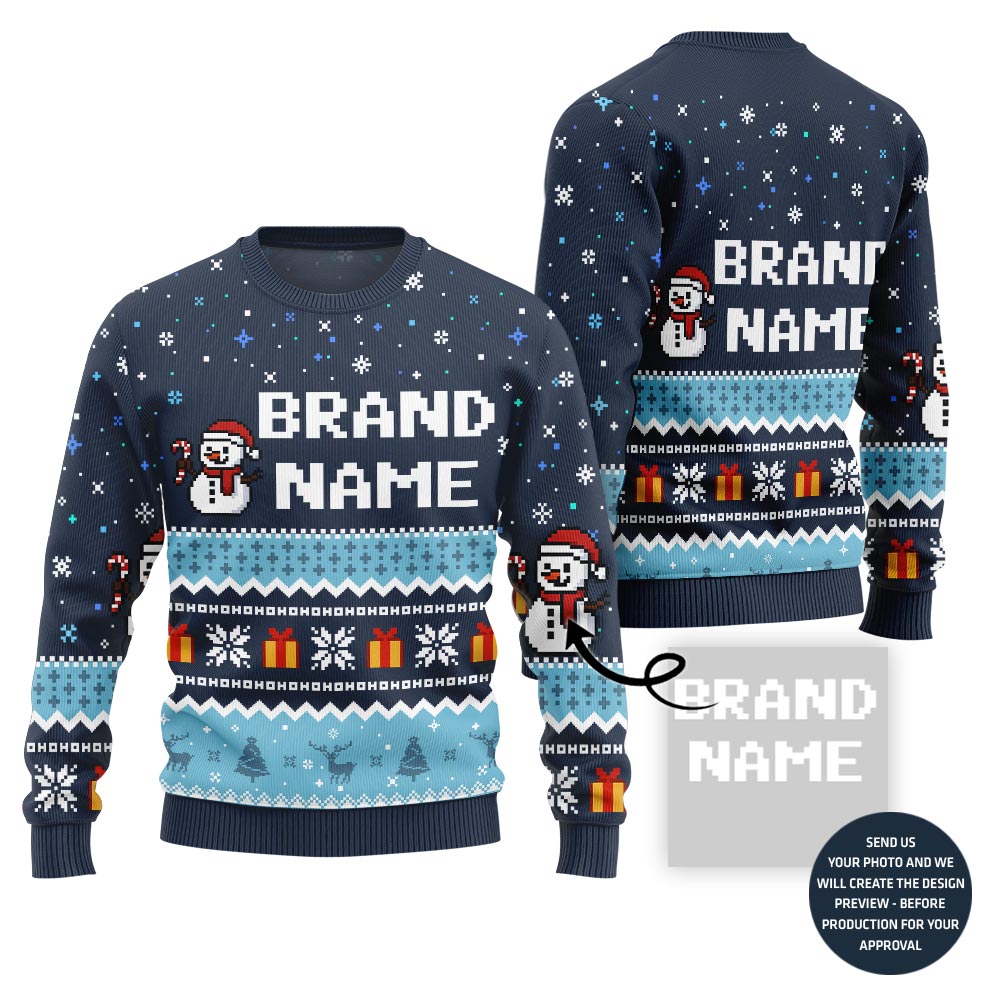 Radiant Custom Logo Team Holiday Sweater