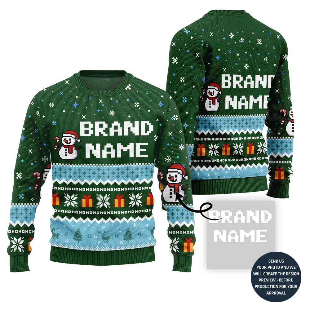 Radiant Custom Logo Team Holiday Sweater