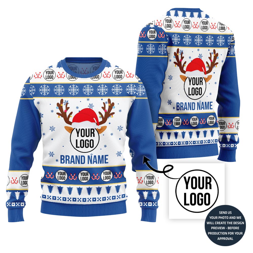 Radiant Custom Logo Ugly Sweater