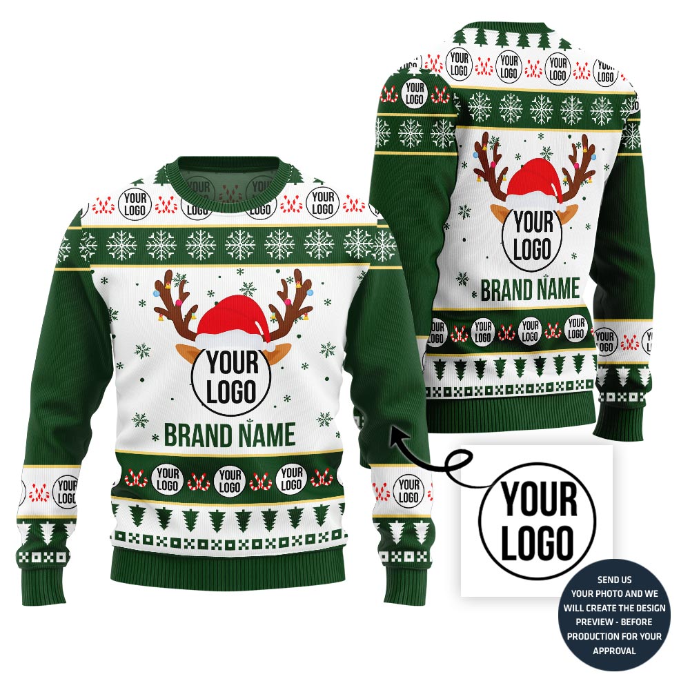 Radiant Custom Logo Ugly Sweater