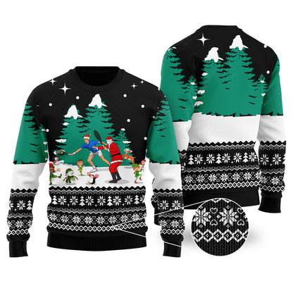 Rafael Nadal Ugly Christmas Sweater Black
