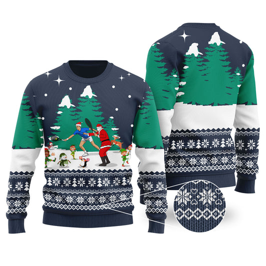 Rafael Nadal Ugly Christmas Sweater Navy