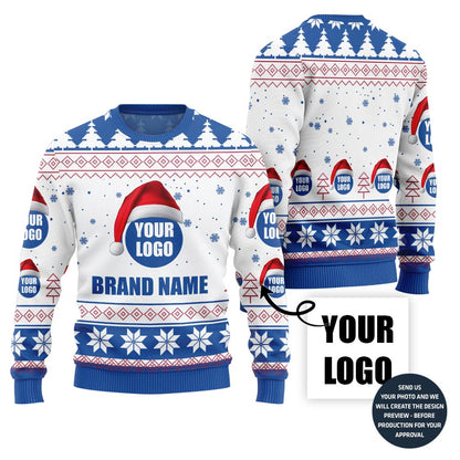 Refined Custom Logo For Teams Xmas Sweater