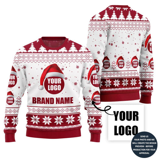 Refined Custom Logo For Teams Xmas Sweater