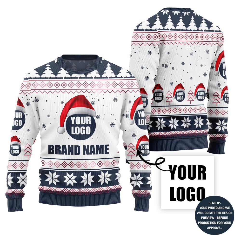 Refined Custom Logo For Teams Xmas Sweater