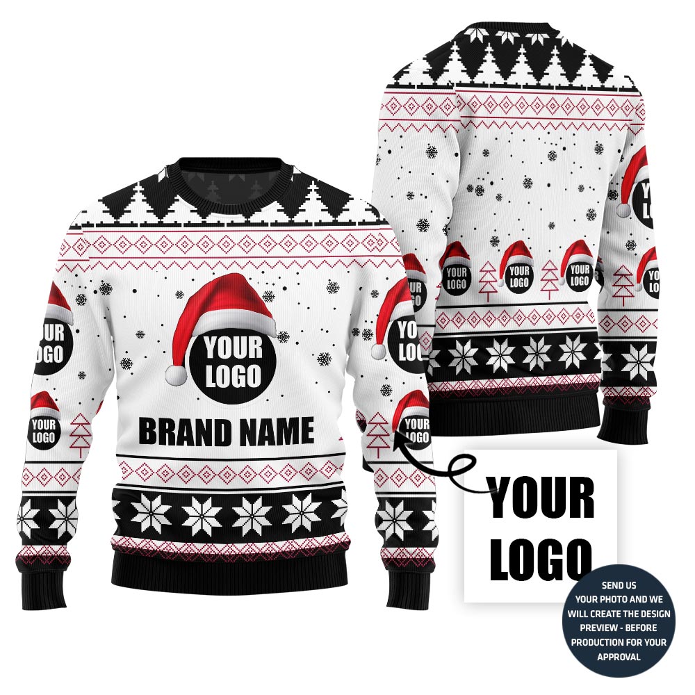 Refined Custom Logo For Teams Xmas Sweater