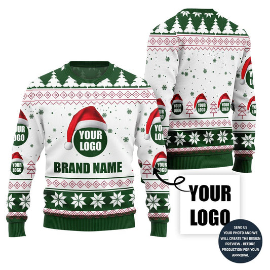 Refined Custom Logo For Teams Xmas Sweater