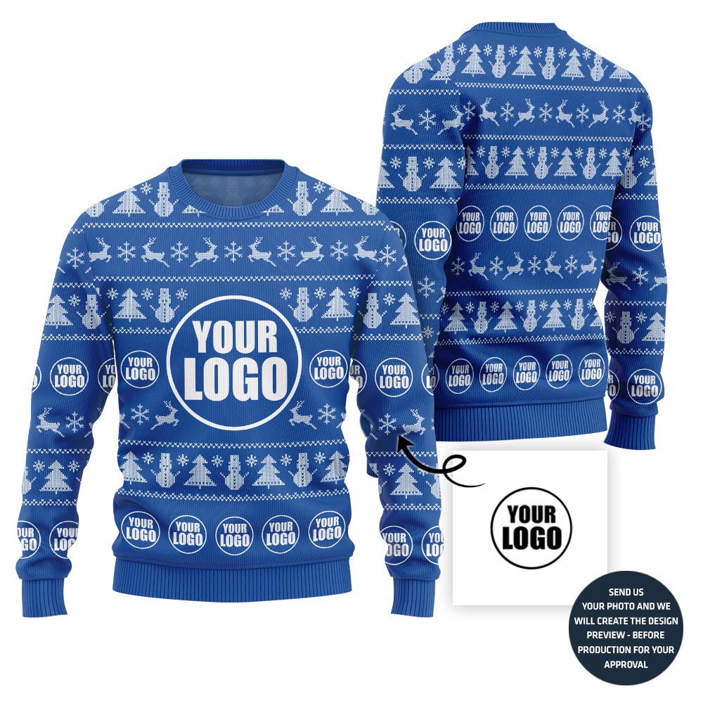 Refined Custom Logo Ugly Sweater For Teams