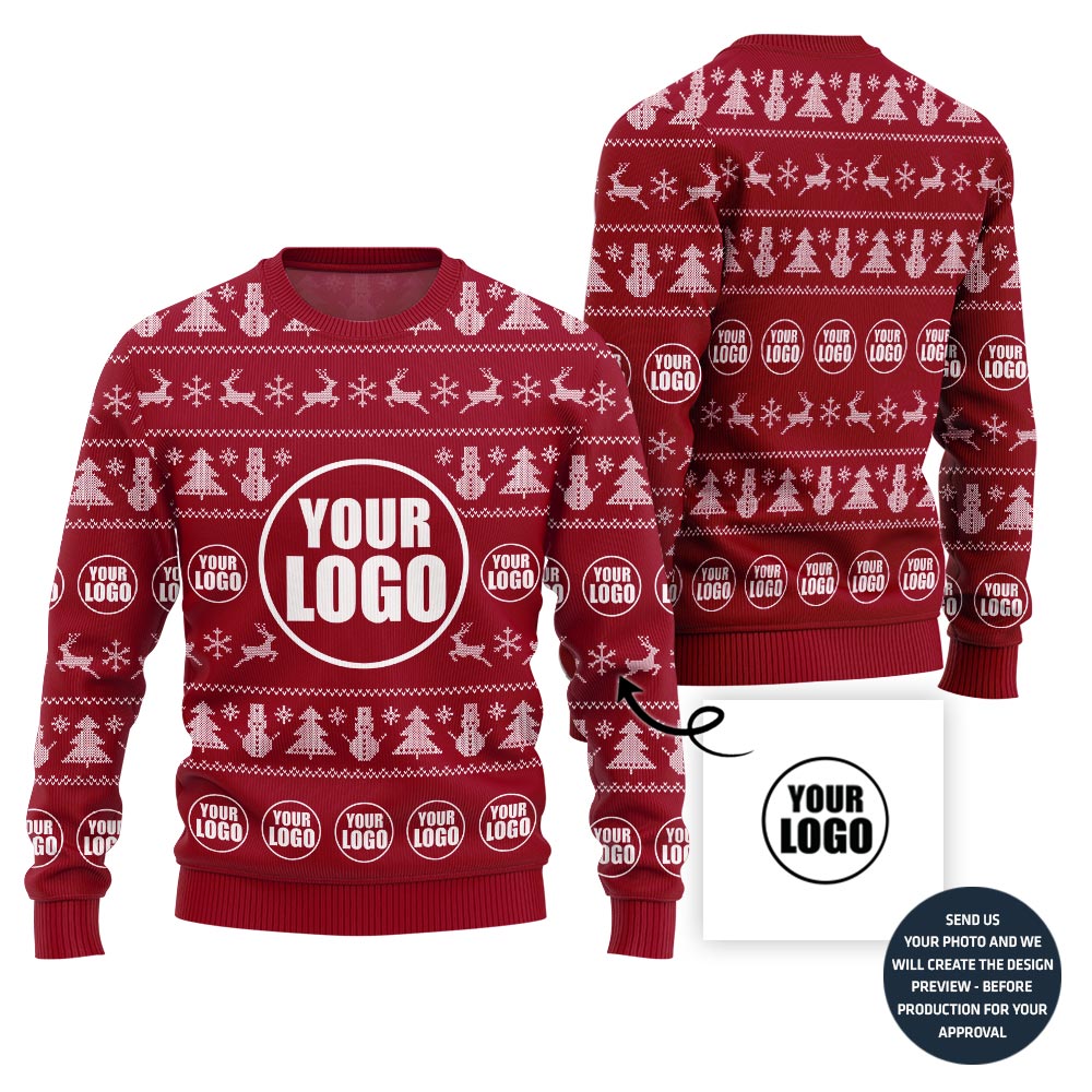 Refined Custom Logo Ugly Sweater For Teams