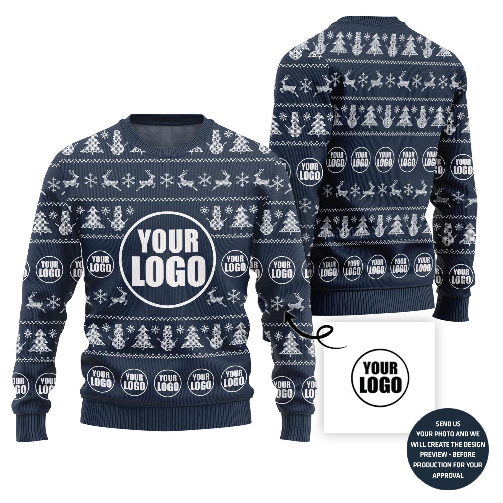 Refined Custom Logo Ugly Sweater For Teams