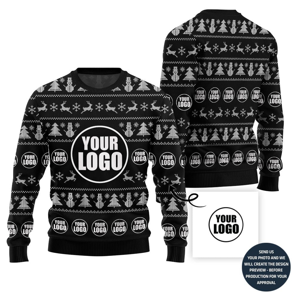 Refined Custom Logo Ugly Sweater For Teams