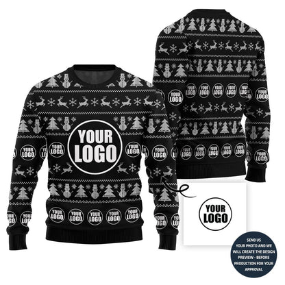 Refined Custom Logo Ugly Sweater For Teams