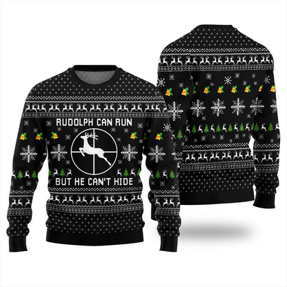 Reindeer Rudolph Christmas Sweater For Women