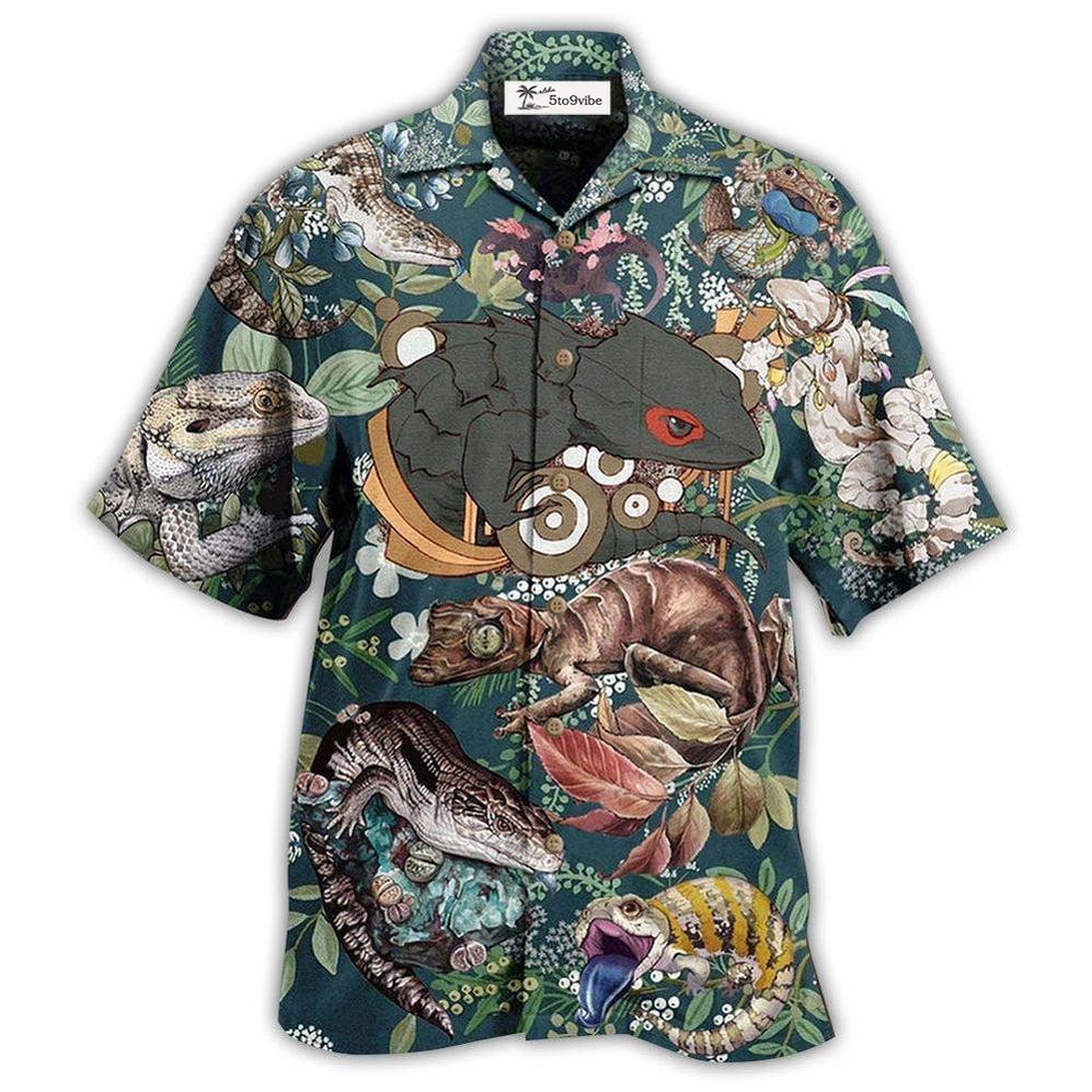Hawaiian Shirt / Adults / S Reptile Animals Love Reptile - Hawaiian Shirt 