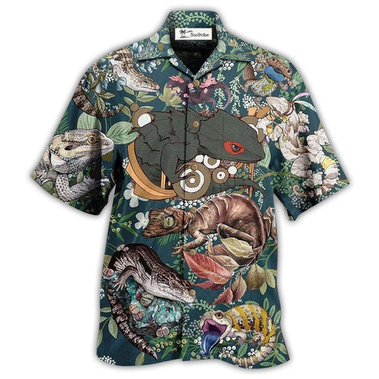 Hawaiian Shirt / Adults / S Reptile Animals Love Reptile - Hawaiian Shirt 