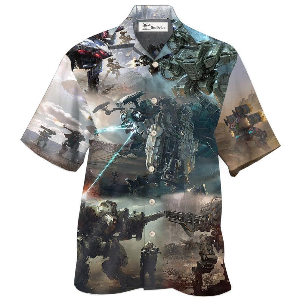 Hawaiian Shirt / Adults / S Robot Cool In World - Hawaiian Shirt 
