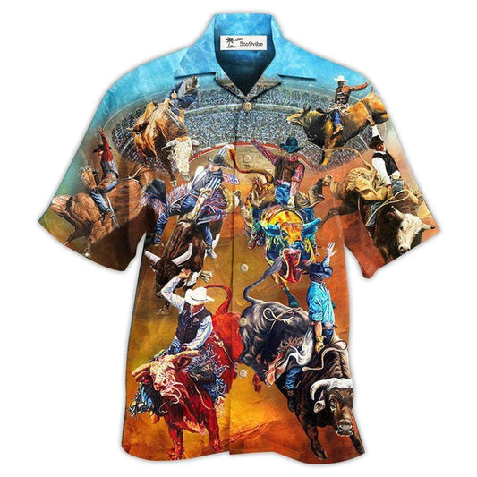 Hawaiian Shirt / Adults / S Cowboy Rodeo Life Is The Best Life - Hawaiian Shirt 
