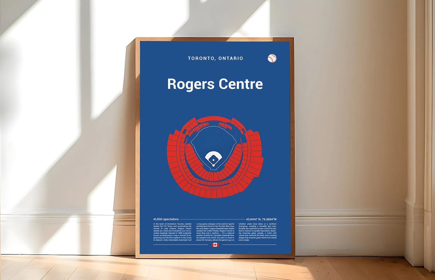 Baseball Stadium Seating Chart - Vertical Poster - 5to9vibe