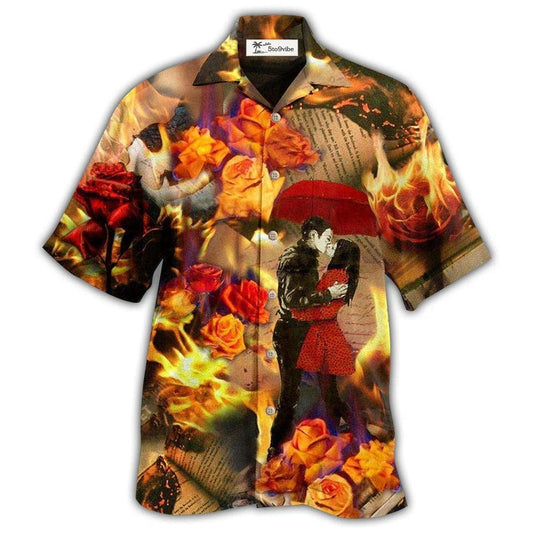 Hawaiian Shirt / Adults / S Rose Flowers Roses Speak Of Love Silently - Hawaiian Shirt 