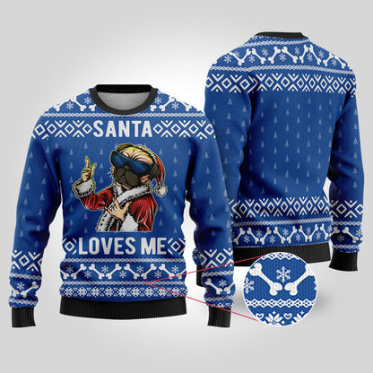 Royal Bulldog Funny Ugly Christmas Sweater - Funny Ugly Christmas Sweater