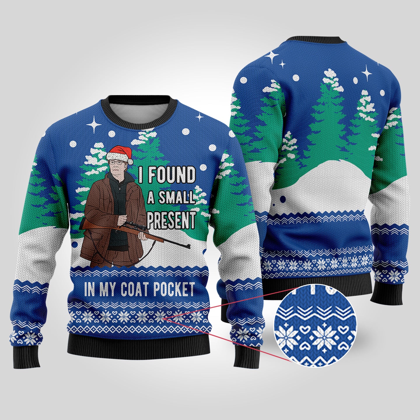 Royal Lucas The Hunt Funny Ugly Christmas Sweater - Funny Ugly Christmas Sweater