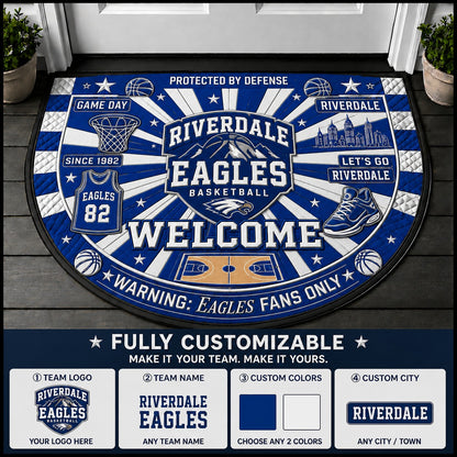 Royal Blue / White