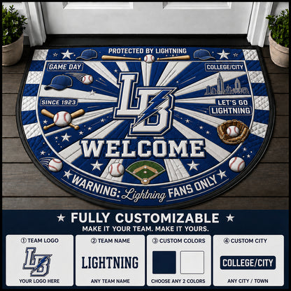 Royal Blue / White