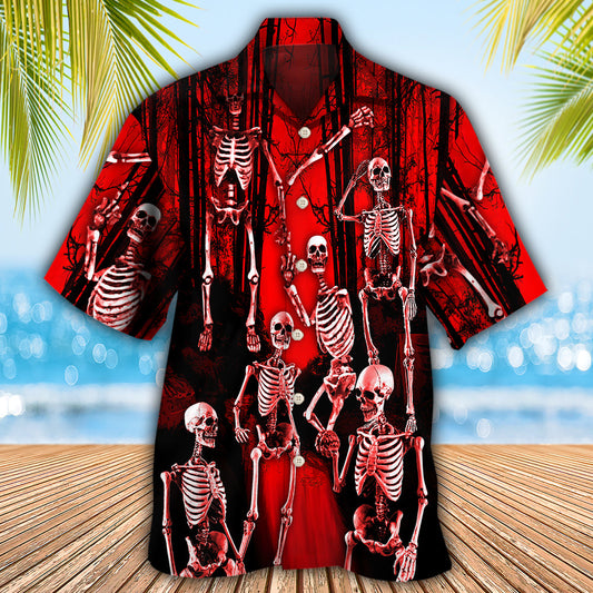 Skull Action Figure - Hawaiian Shirt 