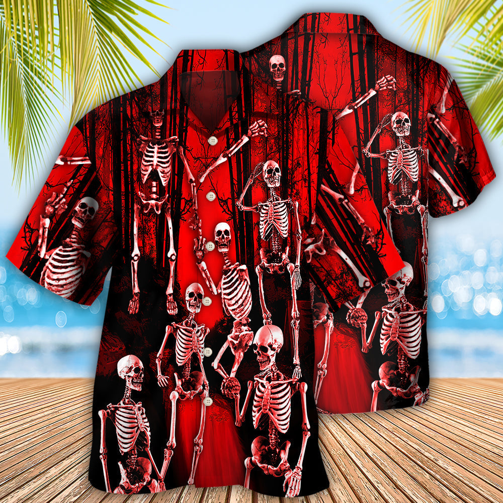 Skull Action Figure - Hawaiian Shirt 