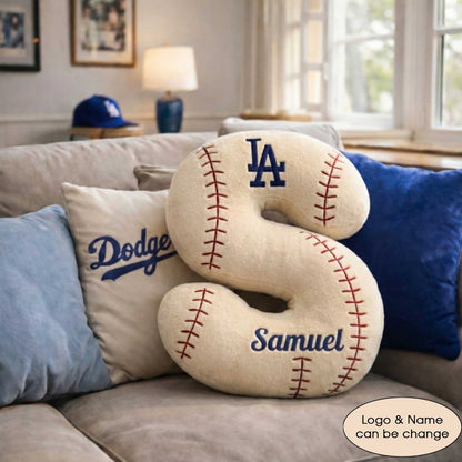 Baseball Pillow Custom Name and Logo All Teams  Irregular-Shaped Pillow Custom