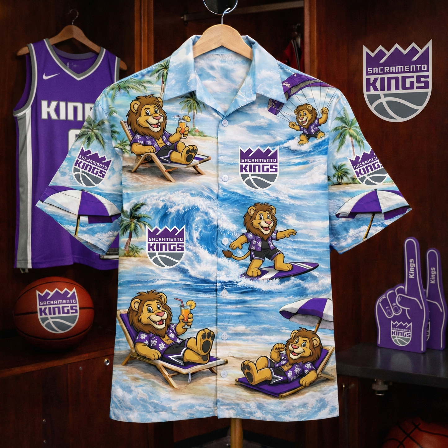 All Basketball Teams Mascot Beach Viber Unisex Hawaiian Shirt For Men & Women