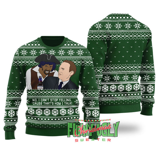 Samuel Jackson Beer Sweater Forest Green
