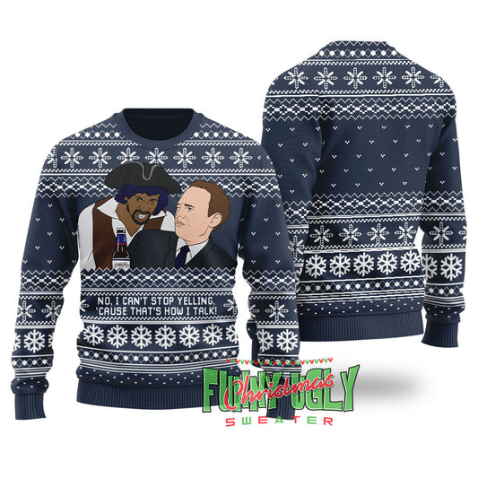 Samuel Jackson Beer Sweater Navy
