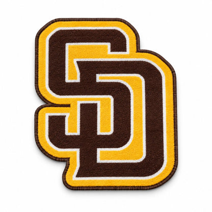 All Baseball Teams Logo Baseball Fan Custom Quilted Print Premium Welcome Mat Washable Black Border – Personalized Baseball Doormat