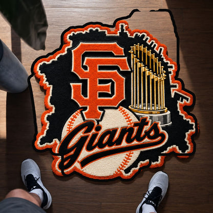 Alfombra personalizada de bienvenida premium de equipo de la MLB – Felpudo de béisbol personalizado