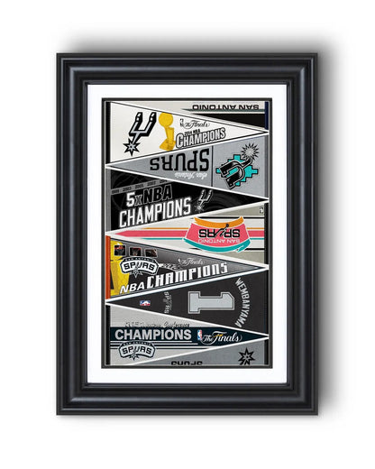 All Basketball Teams Vintage Pennant Anniversary For Fans No Frame Vertical Poster - 5to9vibe