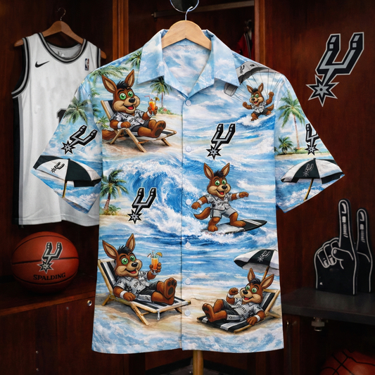 SAS Basketball Mascot Beach Viber Unisex Hawaiian Shirt For Men & Women