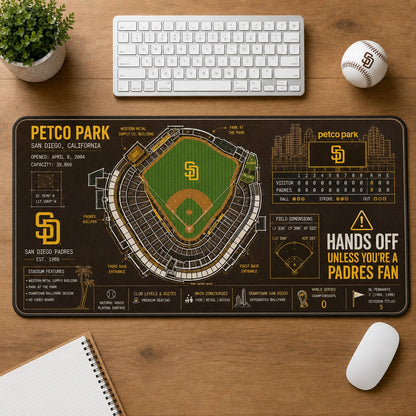 All Baseball Legendary Stadiums Masterplan Desk Mat Mouse Pad Plus Size - 5to9vibe