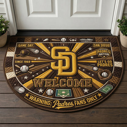 Baseball All Teams Custom Premium Welcome Mat – Personalized Baseball Doormat